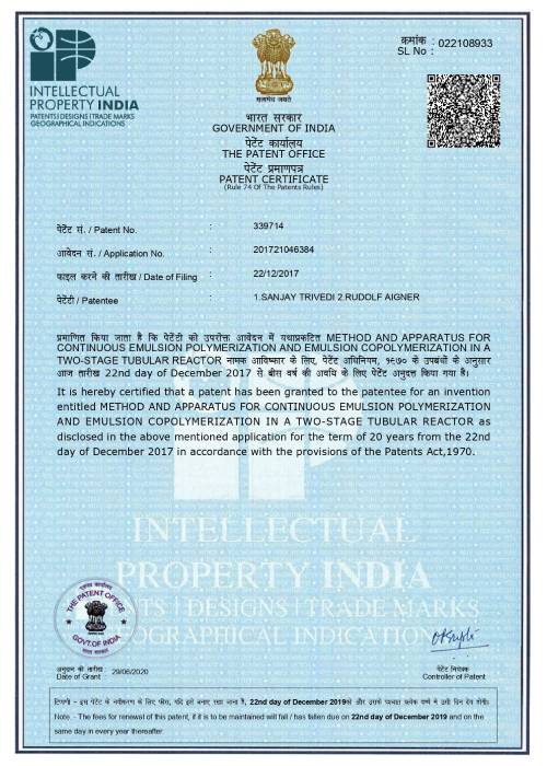 Grant Certificate